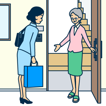 接客営業（訪販セールス）