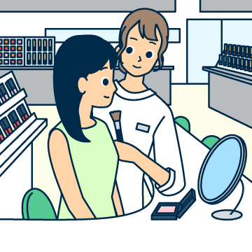 化粧品会社勤務