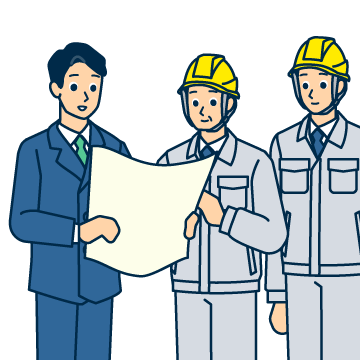 建設会社勤務